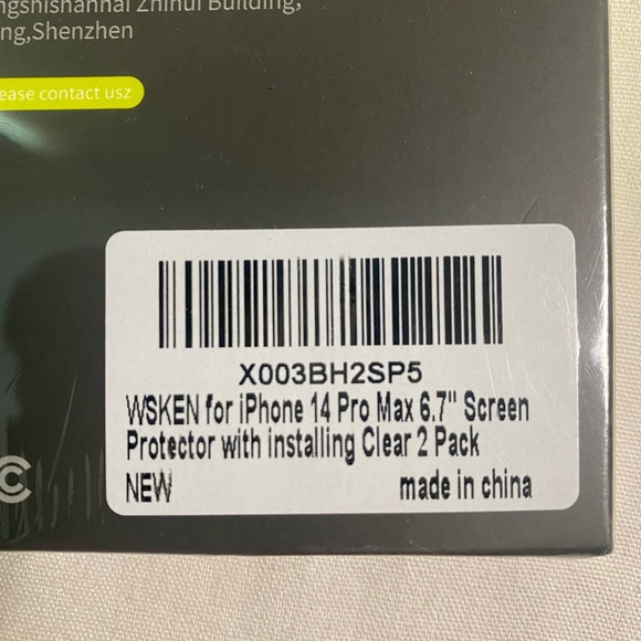New2 pack WSKEN iPhone 14 Pro Max Screen Protector 6.7 incFull Screen protector - Picture 6 of 11